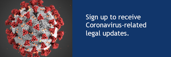 Sign up to receive Coronavirus-related updates